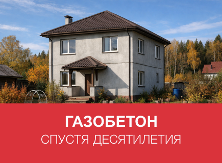 Газобетонный дом спустя 10–20 лет в Санкт-Петербурге: примеры и советы